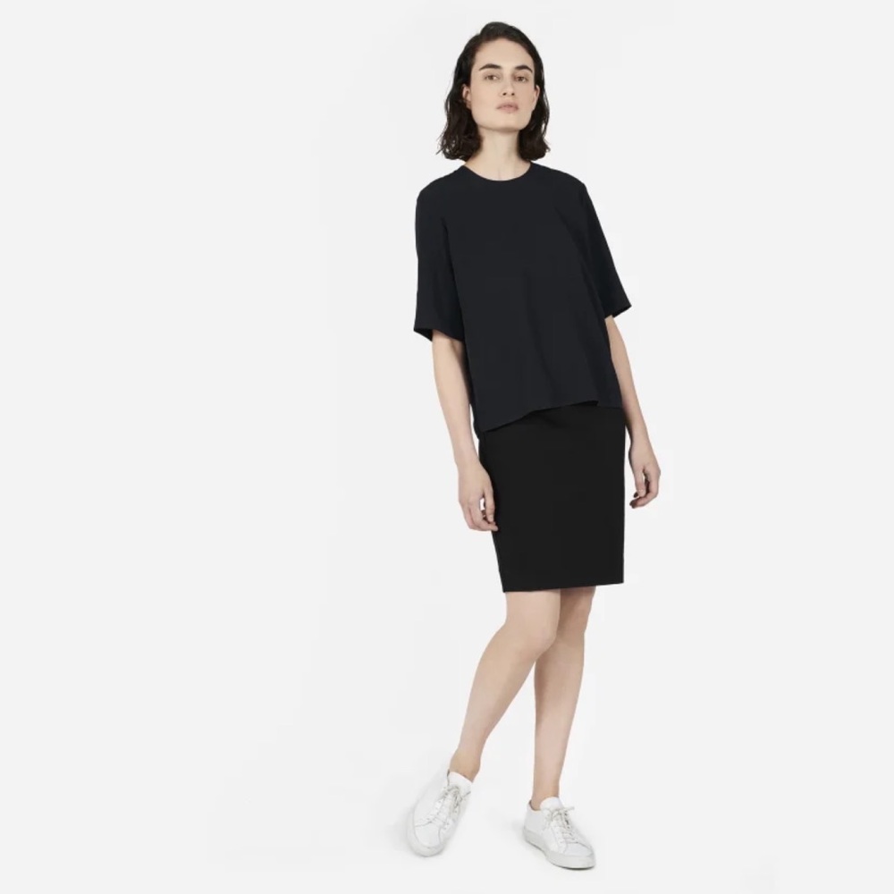 Everlane The Japanese GoWeave Back Zip Tee